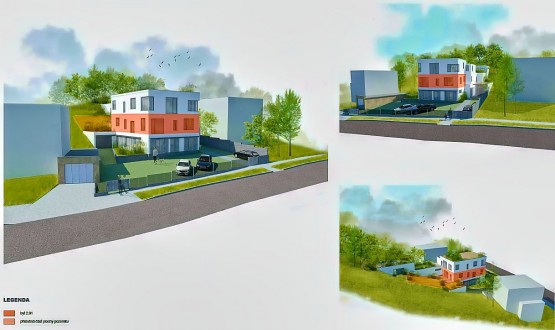 budova s vyznačením bytu 201