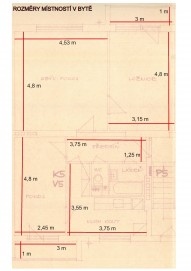 Detail: Pronájem bytu 3+1, 69 m2