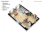 Stehelčeves, dům č.1, 1.NP.  3D