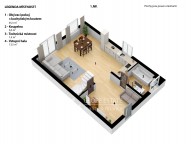 Stehelčeves, dům č.3, 1.NP.   3D