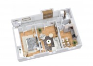 Floorplan letterhead - 170425 - 1b. Floor - 3D Floor Plan