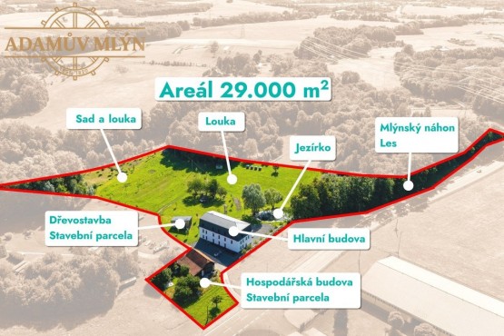 Mapa areálu