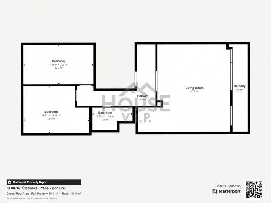 ID 00787 t t nsk Praha - Bohnice - Floor 1