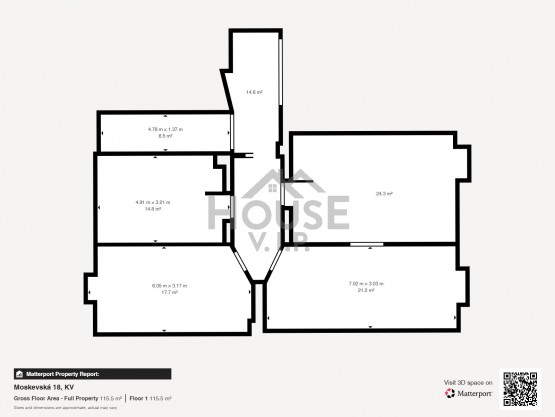 Moskevsk 18 KV - Floor 1