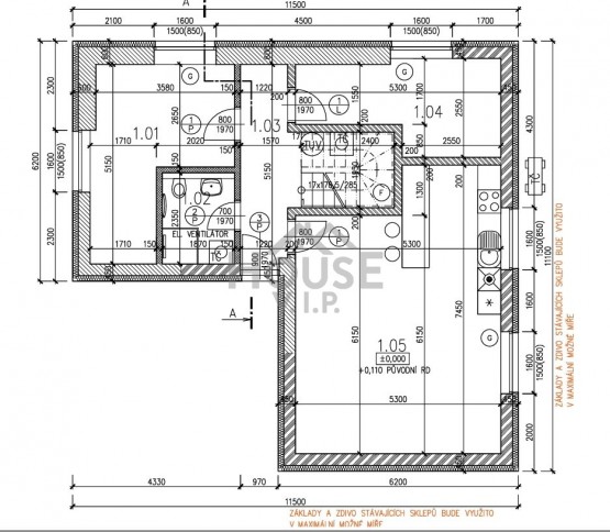 BD Roztoky pudorys 1NP new