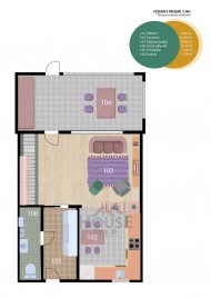 DOUBEK PRIZEMI FLOOR PLAN