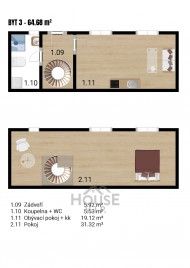 FLOOR PLAN 2 PATRO 2+kk